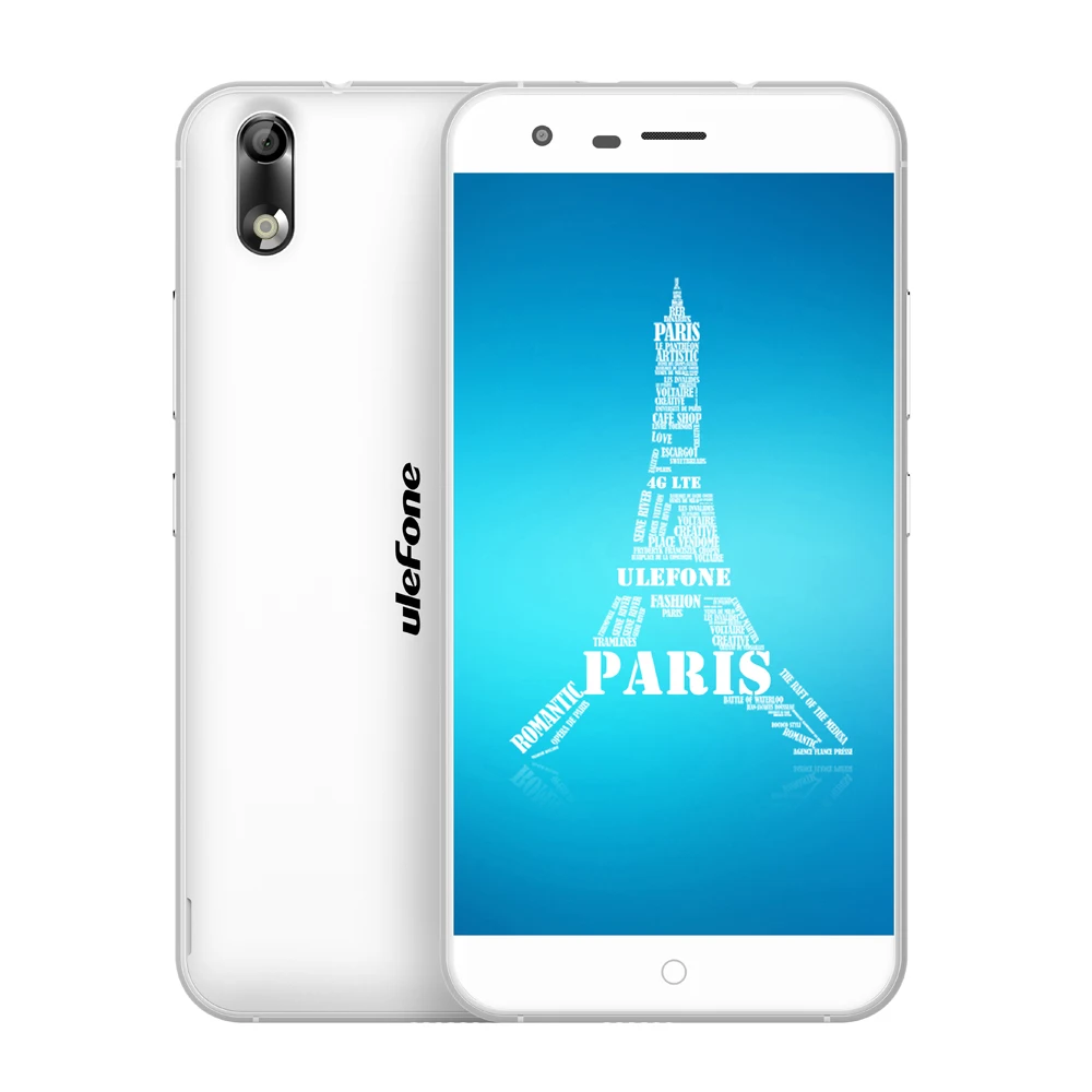 Ulefone Париж Lite мобильный телефон 5 0 дюйма HD MTK6580 4 ядра Android 1 GB Оперативная память 16