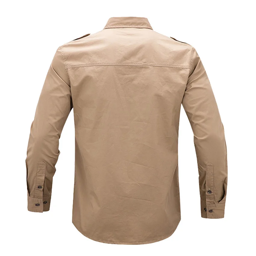 WindTaste 5XL мужская хлопковая одежда для рыбалки рубашка пешего туризма треккинга