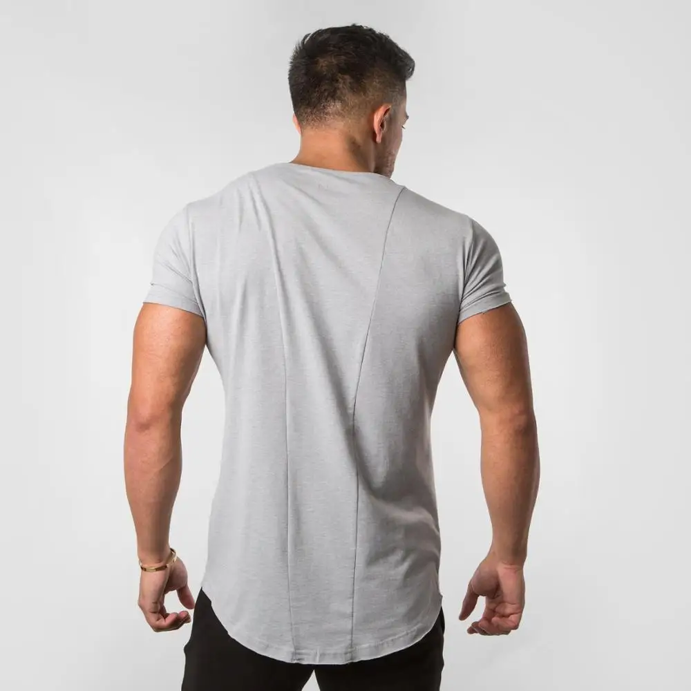 Мужские повседневные футболки ALPHALETE хлопковые спортивные с коротким рукавом и