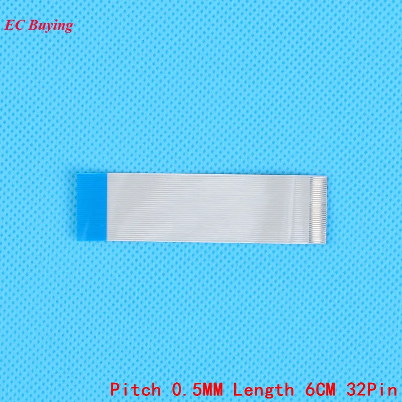Гибкий плоский кабель FFC/FPC 32 pin для ЖКД длина 0 5 мм 6 см Pins шт.| |