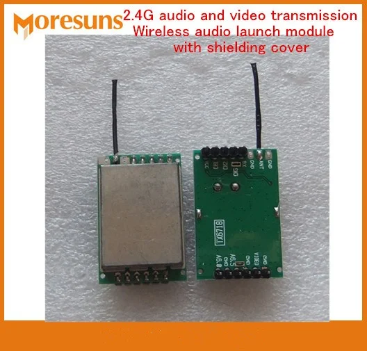 10pcs 2.4G audio and video transmission Wireless audio launch with shielding cover anti-interference transmitter module TX6718