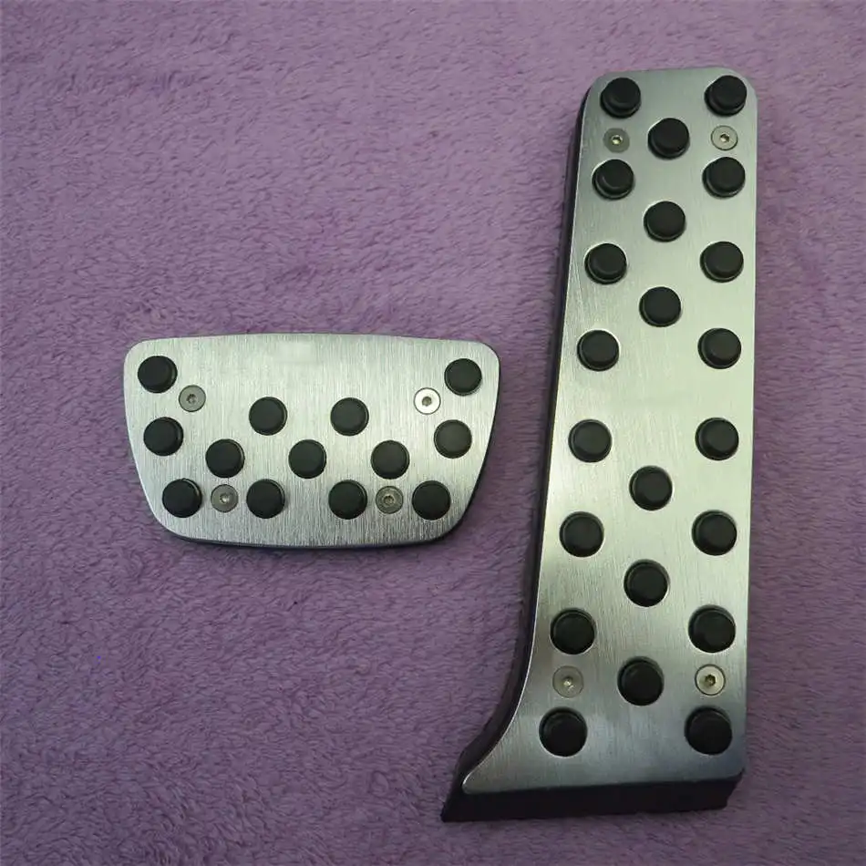 BLACK 2 PCS TTCR-II, автомобильные аксессуары для LEXUS RX 200T 350 450H AT, алюминиевый акселератор, газ, тормоз, подставка для ног, педали, наклейки, Стайлинг - Название цвета: BLACK 2 PCS
