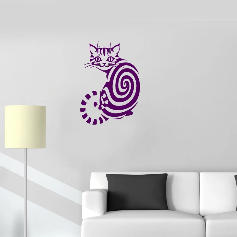 

Vinyl Wall Decals Cat Sticker Living Room Bedroom Home Decorative Wall Stickers Studio Interior Design Art Murals JG1264