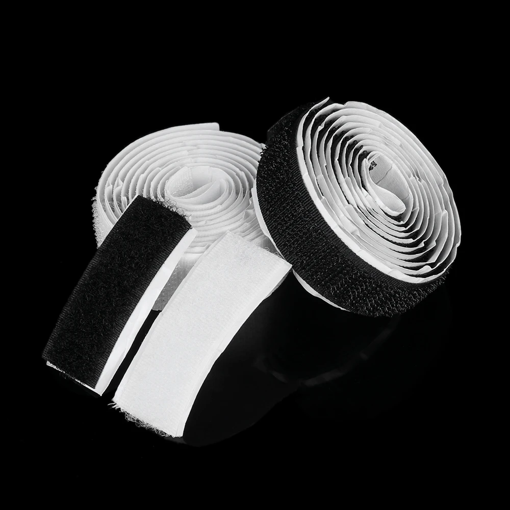 1 метр черный крючок и петля ремешок крепежная лента Волшебная нейлоновая