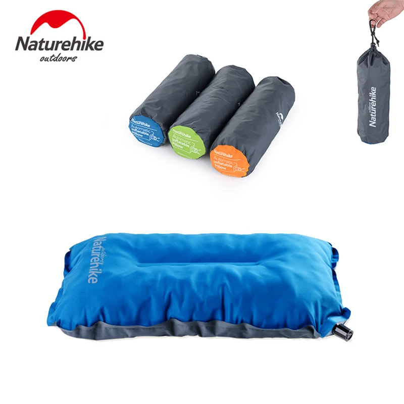 Новинка Ультралегкая надувная дорожная подушка NatureHike мягкая Изысканная