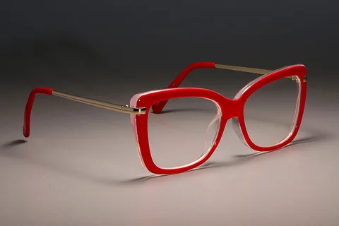 CCSPACE 45548 Женские квадратные оправы для очков для женщин дизайнерские оптические очки с металлическими дужками модные очки для компьютера
