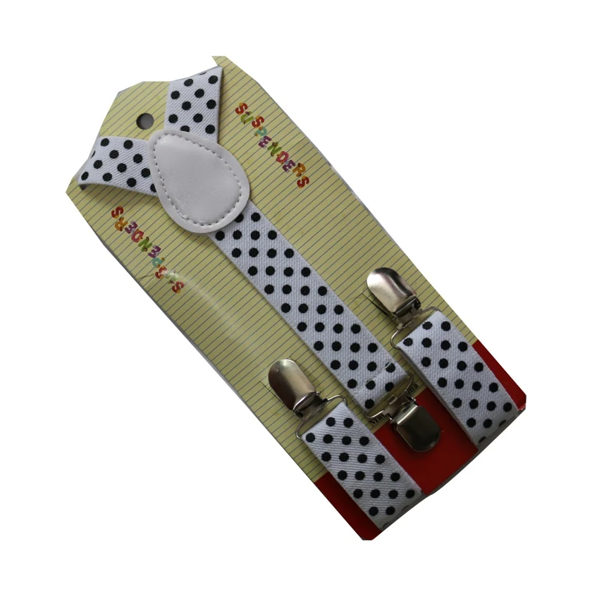 Подтяжки HUOBAO для мальчиков и девочек регулируемые подтяжки в горошек 2019|clip on