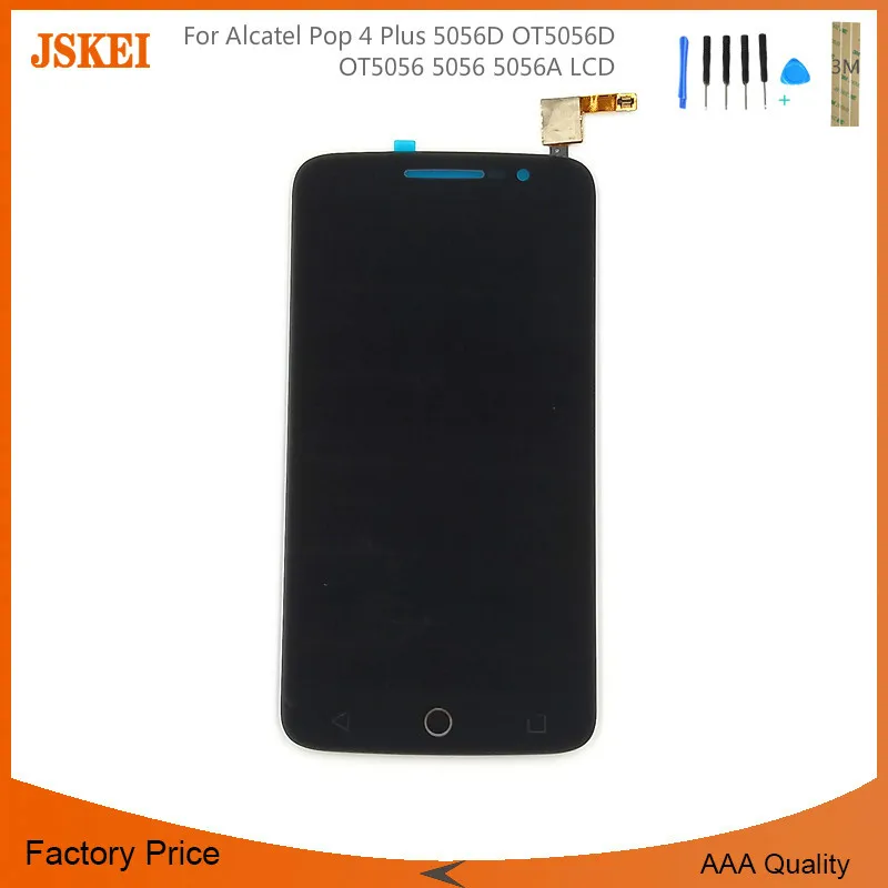 5 &quotlcd for Alcatel Pop 4 Plus 5056D OT5056D OT5056 5056 5056A ЖК-дисплей Дисплей с сенсорным экраном