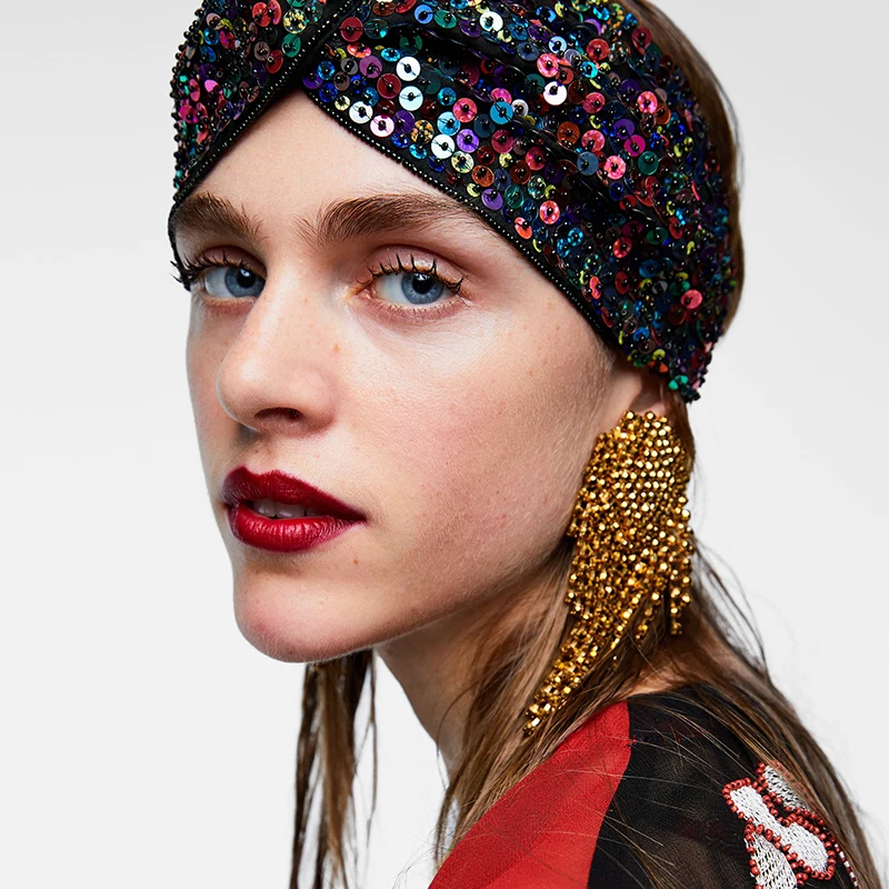 FASHIONSNOOPS 2021 Роскошные Очаровательные Макси серьги с кисточками для женщин горячий