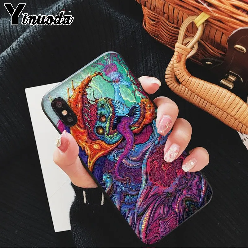 Yinuoda Hyper Beast Csgo Мягкий силиконовый чехол для телефона из ТПУ iPhone X XS MAX 6 6s 7 7plus 8 8Plus 5 5S