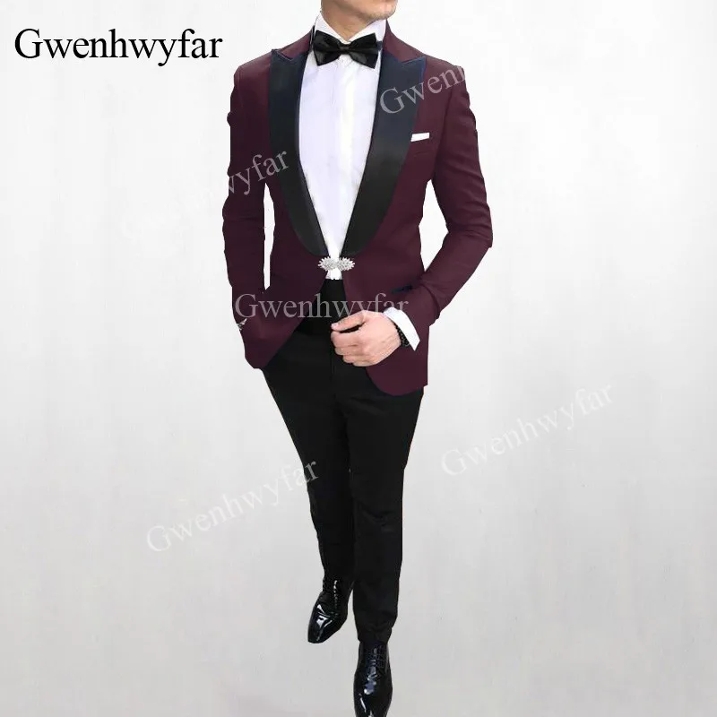 Gwenhwyfar 2019 Весенняя серия кристальных пряжек розово-красная мода на одной пуговице