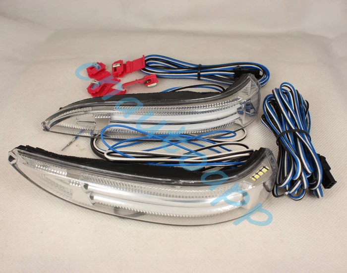 Зеркало заднего вида светодиодный светильник с поворотными сигналами для Hyundai IX35