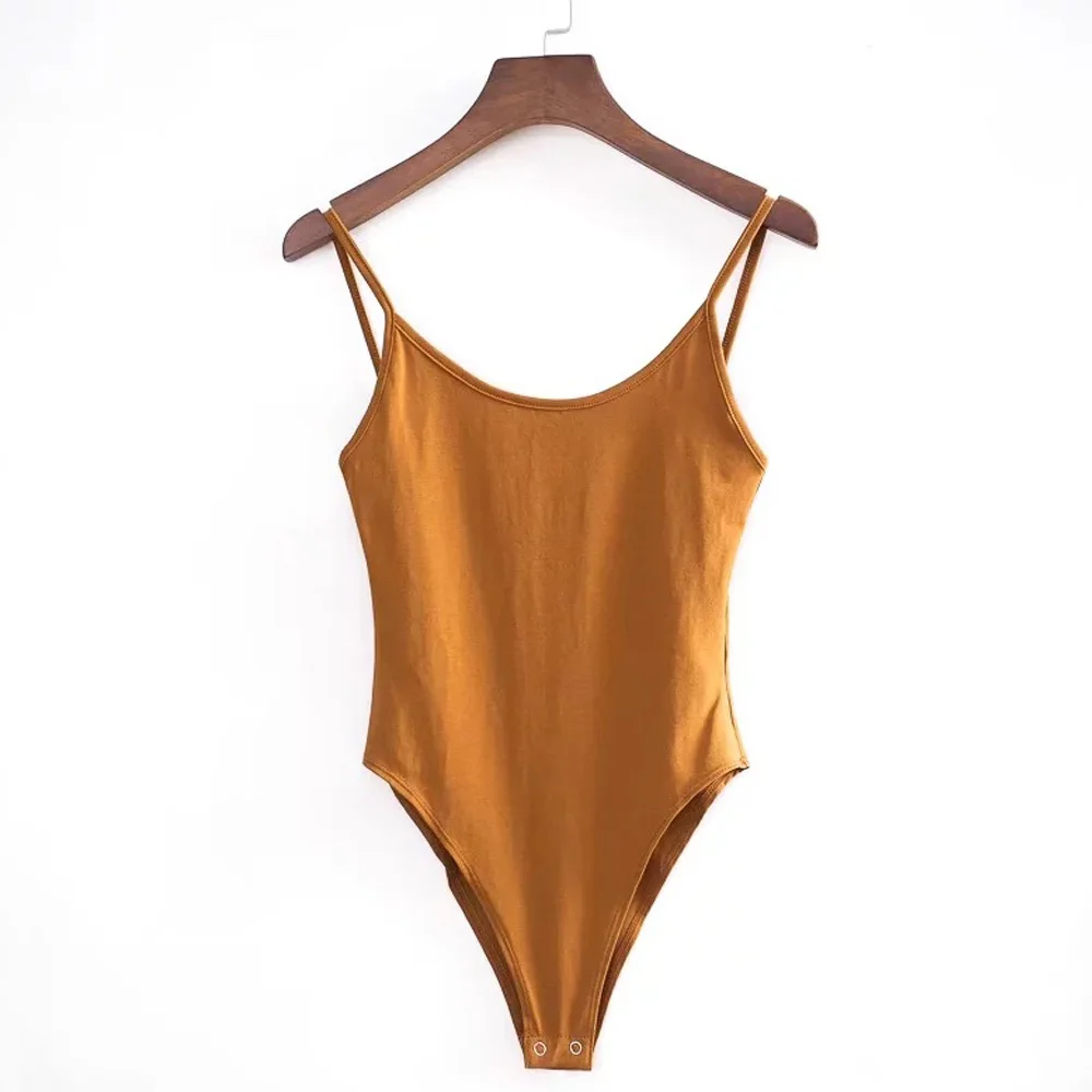 Сексуальный комбинезон с открытой спиной TXJRH боди сиамское тонкий на бретелях