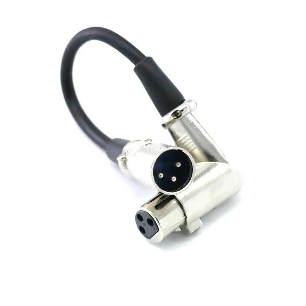 XLR правый угол 90 градусов Женский прямой мужской кабель Mic F717 | Компьютеры и офис