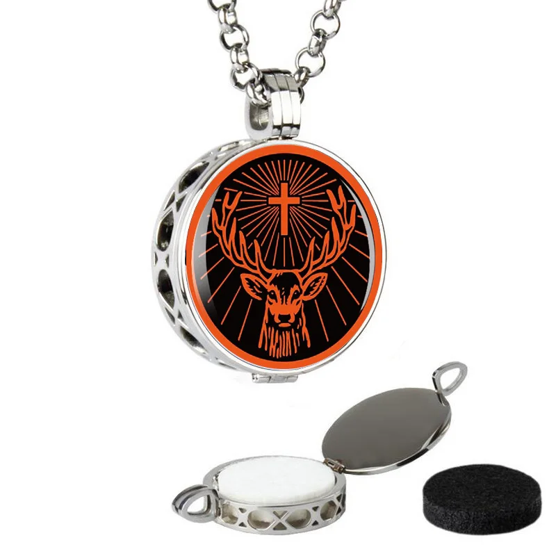 2016 модные ювелирные украшения из нержавеющей стали кулон фото эфирное масло