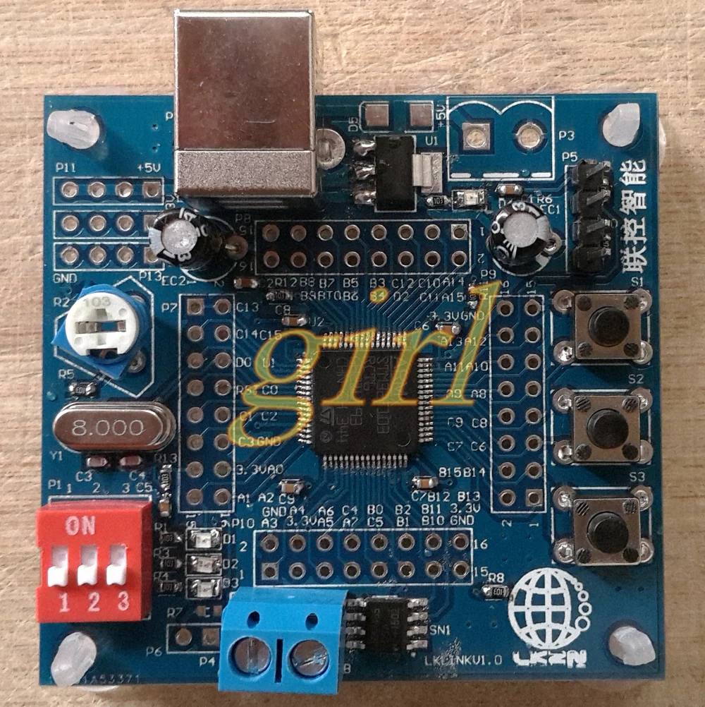 STM32 макетная плата MODBUS RTU обучающая выпускной дизайн разработка микроконтроллера