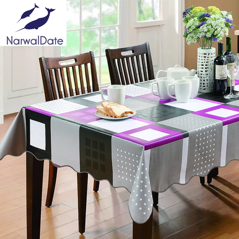 Высокосортный добавить хлопок утолщенный водостойкий маслостойкий ПВХ/скатерть