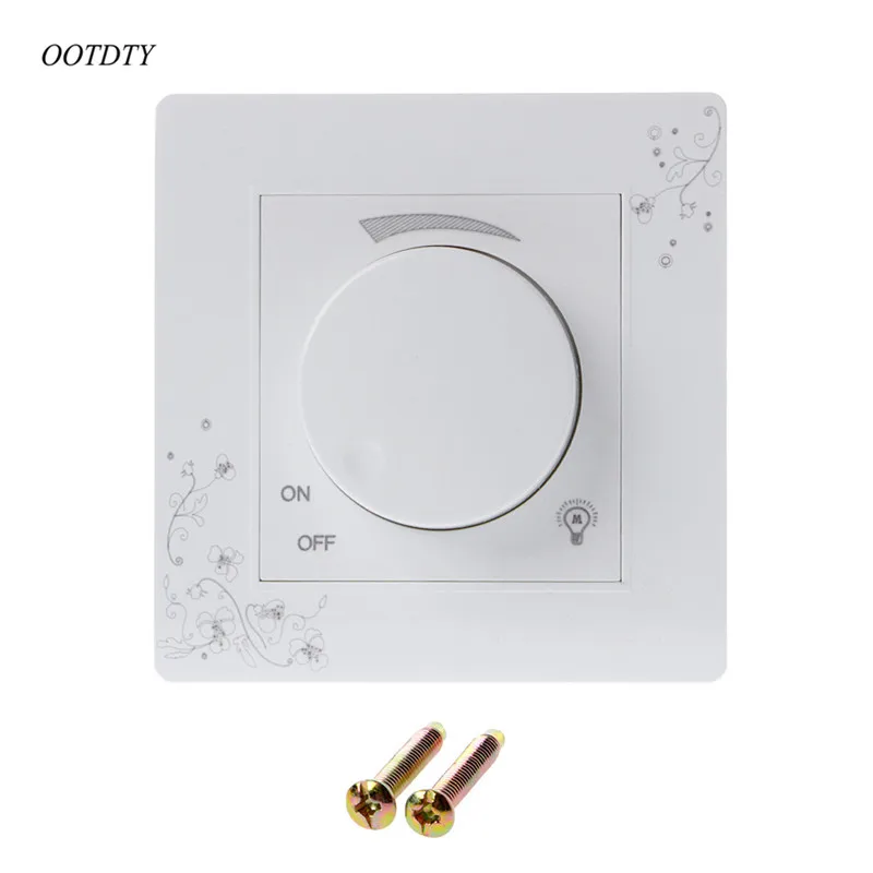 OOTDTY роскошный настенный диммер цвета слоновой кости белый короткий