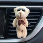 Освежитель воздуха на вентиляционное отверстие автомобиля, симпатичный медведь, плюшевая кукла, игрушки, Декор, автомобильный ароматизатор, Автомобильный интерьер, Ароматический диффузор, украшение для автомобиля
