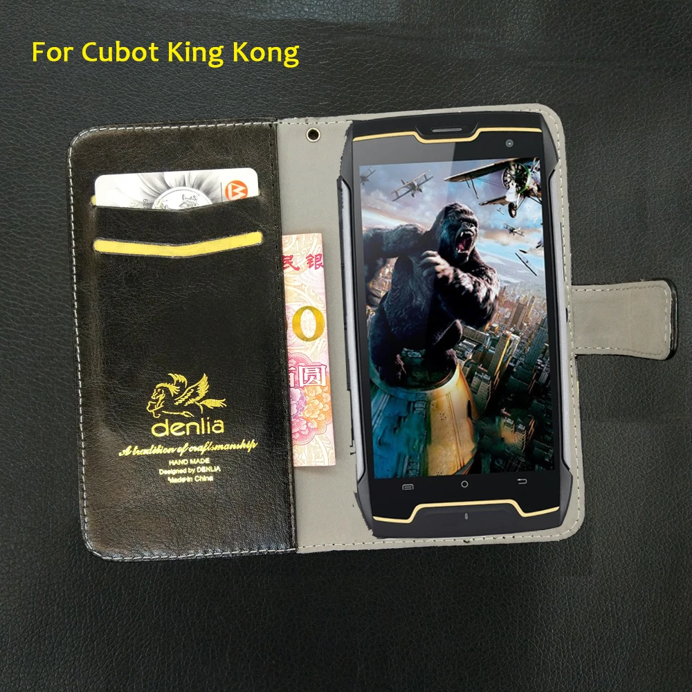 Топ New! Cubot King Kong чехол 5 цветов Флип Роскошный кожаный эксклюзивный для телефона
