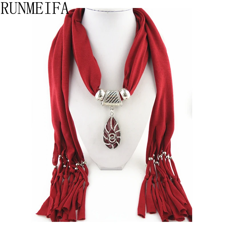 RUNMEIFA новый бренд популярный хиджаб драгоценный хлопок Сплав Драгоценный Шарф