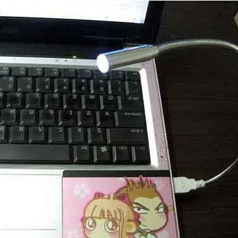 Оригинальные осветительные приборы Маленький забавный офисный блокнот USB-фонари