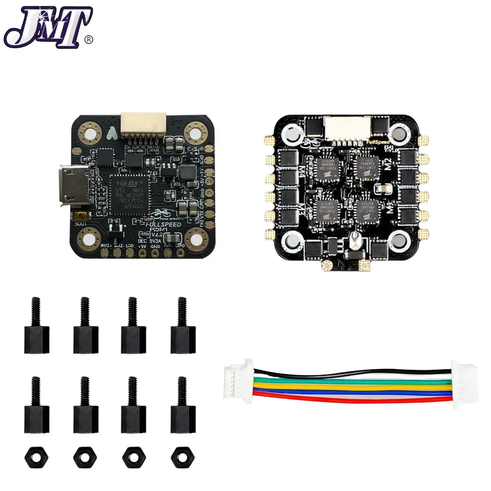 

F411 Mini Micro F4 Betaflight OSD для регулировки полетного контроллера PID BEC с 4-в-1 28A / 35A ESC 2-4S DSHOT