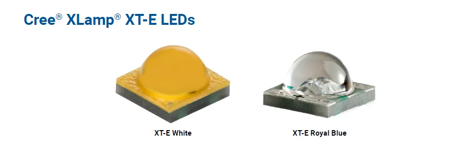 100 шт./лот Cree XLamp 3 Вт XT-E светодиоды компактный и проверенный 3,45 мм x 3,45 мм белый 2,8 в тепловое сопротивление 5 C/W