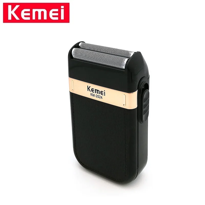 Kemei KM 2024 электробритва USB аккумуляторная для мужчин с двойным лезвием