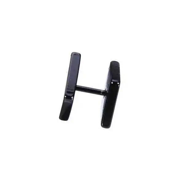 DragontailPeak 1pc Titanium Steel Black Square Earring Ear Stud 10mm |