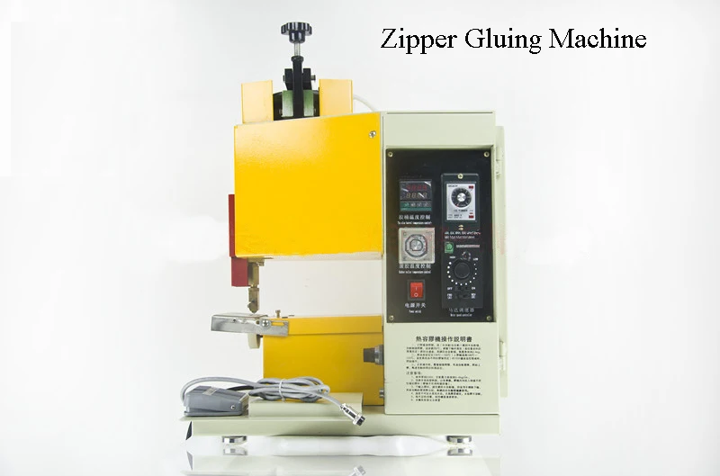 

Zipper Edge Gluing Machine Hot Melt Glue Bilateral Gluing Machine Processing Equipment MT902