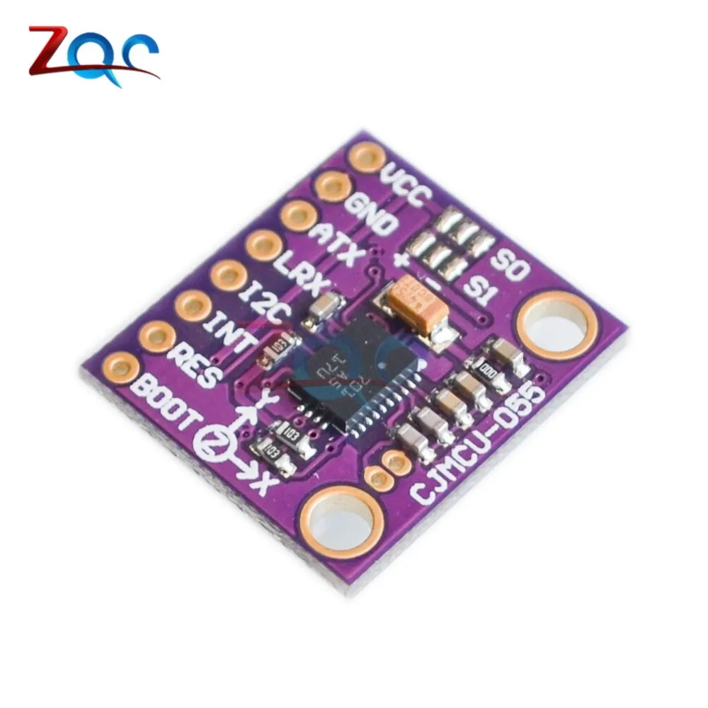 

CJMCU-055 MCU 9DOF BNO055 Intelligent 9-Axis Attitude Sensor Module 14-Bit Accelerometer I2C UART Interface for Arduino