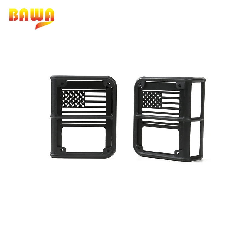 Крышка заднего фонаря BAWA крышки фар для Jeep Wrangler JK 2007 2017 защитная крышка