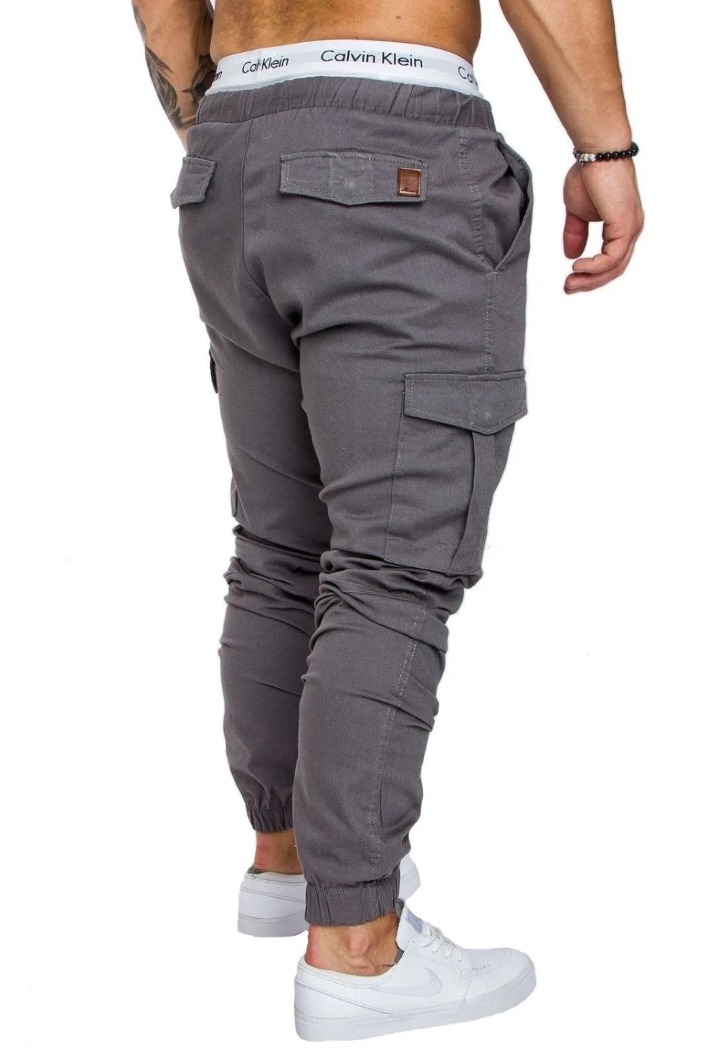 Для Мужчин's повседневное штаны-карго плюс размеры мужчин мотобрюки Slim Fit зима