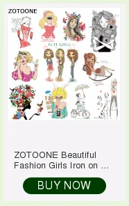 ZOTOONE Красочные Теплые животных гладить на передачи для костюмы бисером аппликация вышивка цветок нашивки DIY Одежда украшения E