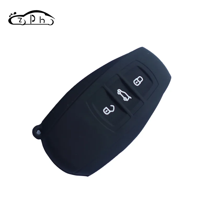 Чехол для ключа от автомобиля VW Touareg силиконовый чехол смарт-ключа с