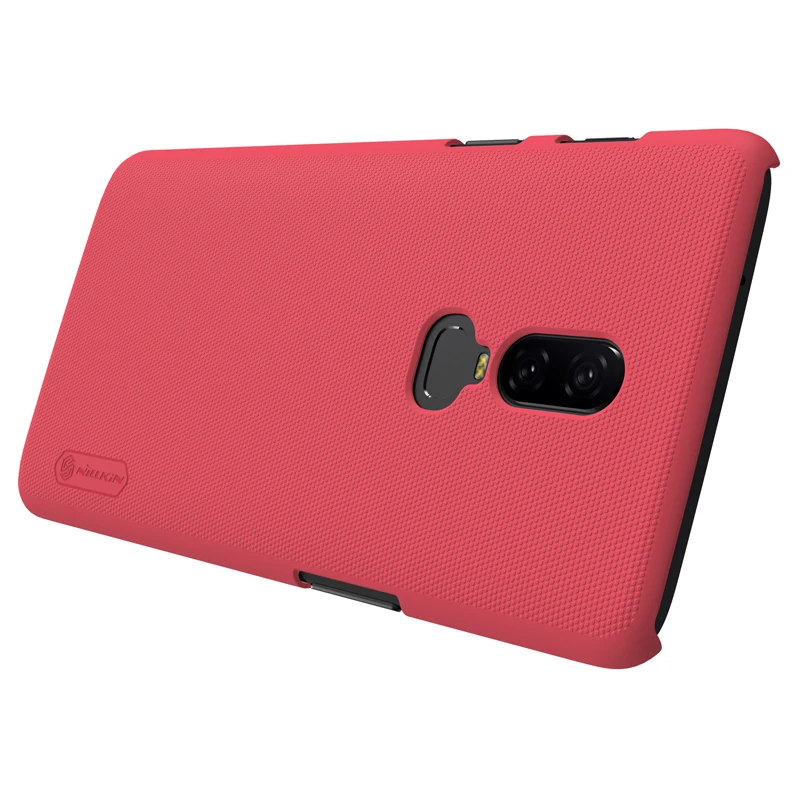 Чехол для oneplus 6, 6,28 дюймов, NILLKIN, Матовый ПК, матовая жесткая задняя крышка с подарочным держателем для телефона, one plus 6, чехол для телефона