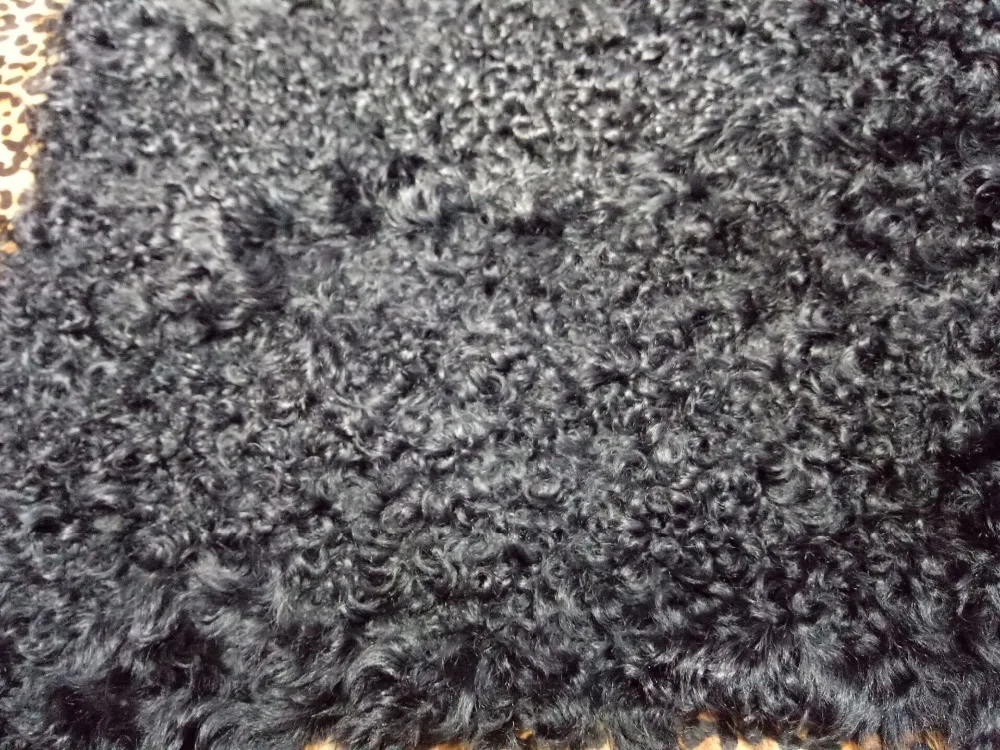 Овчины кёрли из натурального меха Plate 55*105 см для ковер/подушки/одежда/обувь