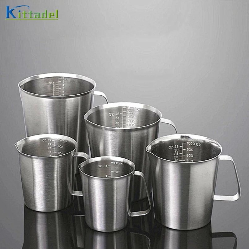 0 5 ~ 2L выпечки мерные чашки нержавеющая сталь кофейная чашка для латте искусство