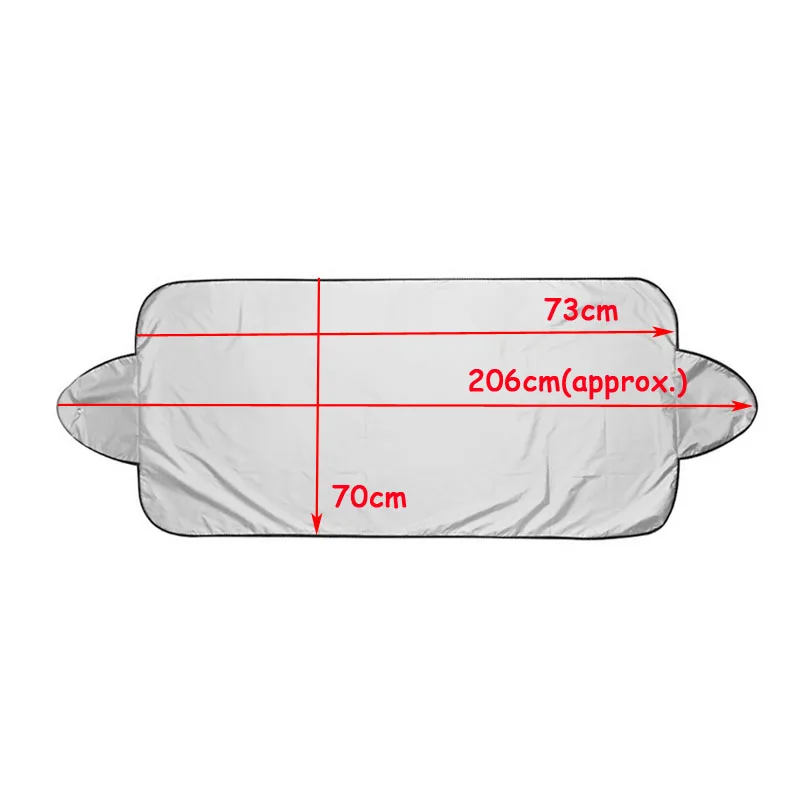 Защита от снега и льда в форме автомобиля солнцезащитное стекло для лобового