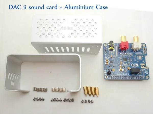 UGEEK AOIDE DAC II с алюминиевым чехлом работает Raspberry Pi 3 Model B/2B | Сделай Сам ваш Hi-Fi плеер