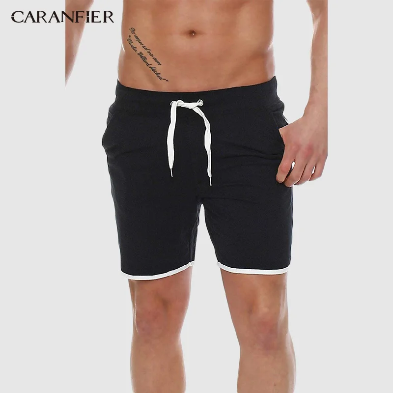CARANFIER новые мужские спортивные пляжные шорты для бега цветные отдыха|Мужские
