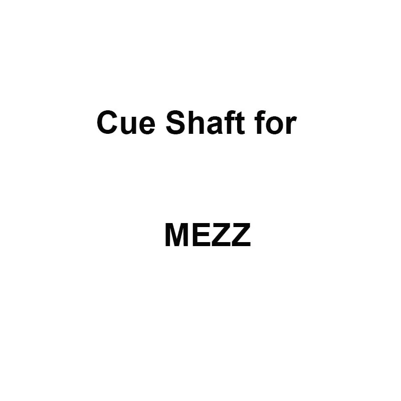 Вал кий для пула Fury CHT, ST, HTH - Цвет: shaft for MEZZ