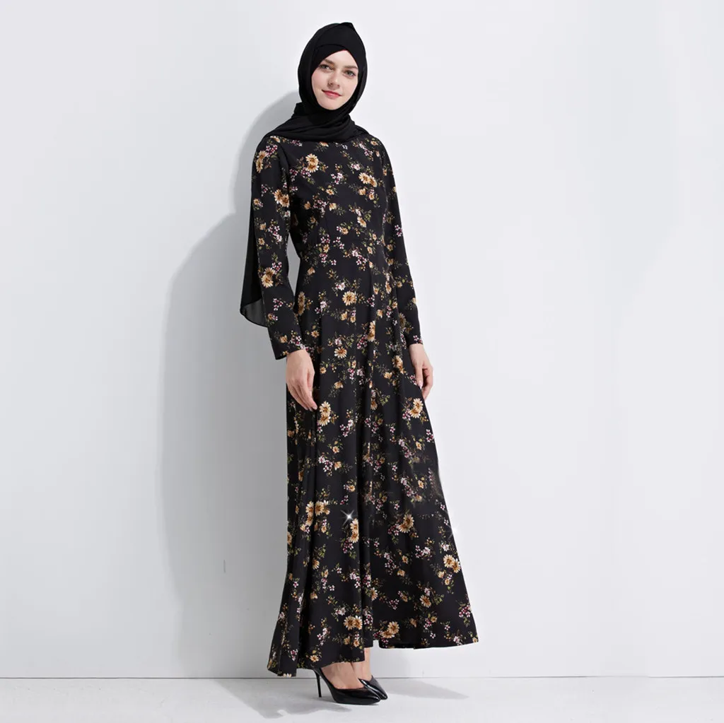 ОАЭ кафтан абайя платье для женщин 2019 Мода африканская Марокканская одежда