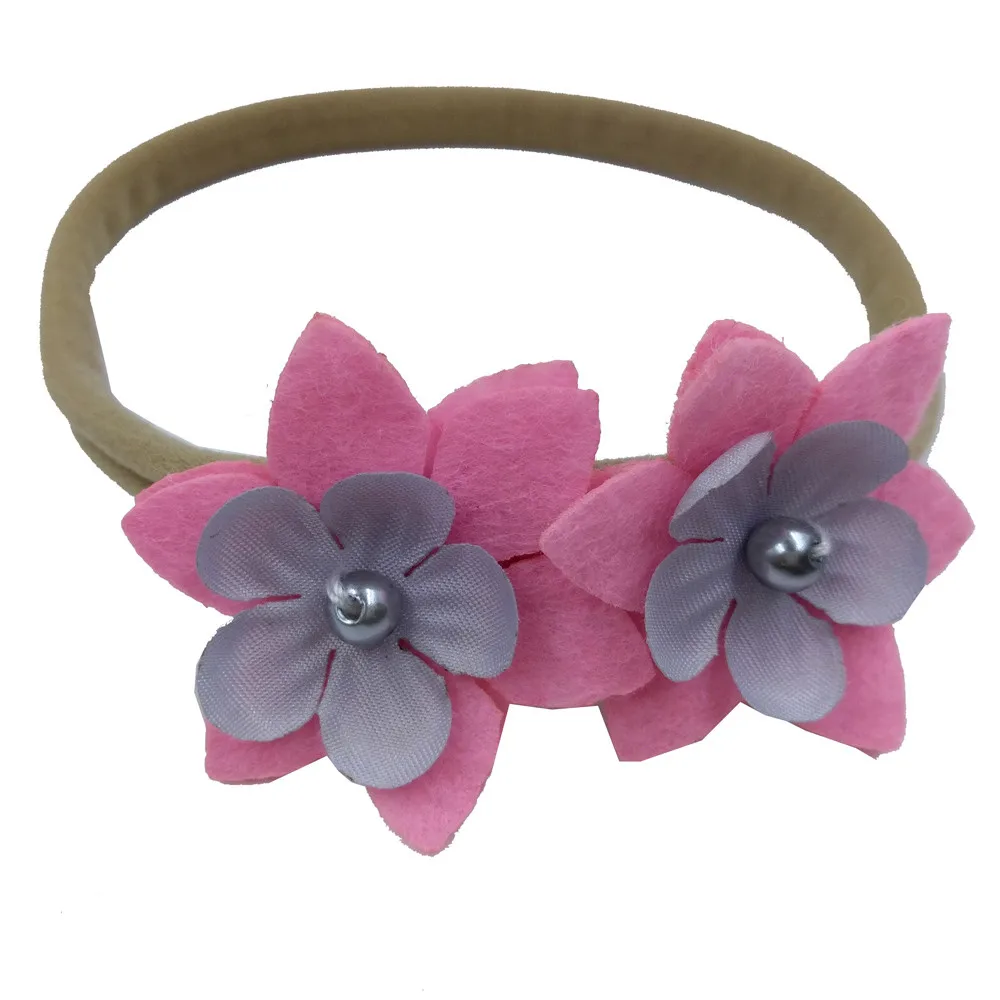 Baby Girls Headband Floral Elastic Hair Head Hairband Phtography Props Accessories Opaski Dla Niemowlaka Diadema Bebe | Детская одежда