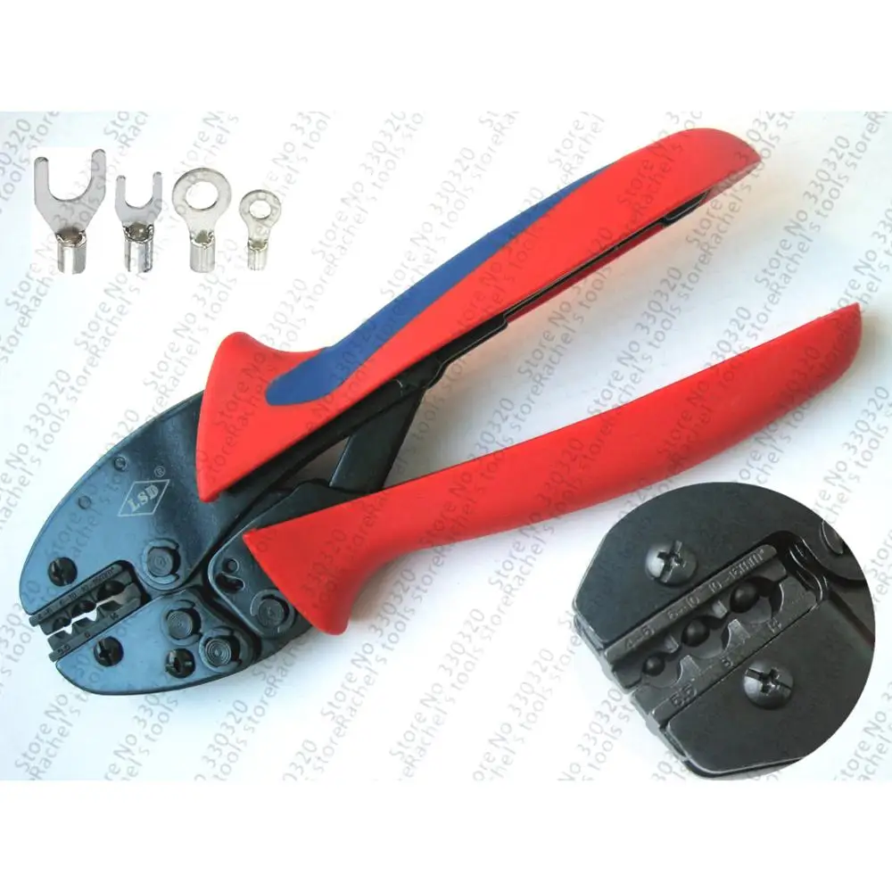 Hand crimping tools S-616TD crimper for non-insulated terminal lug types 4-16mm2 | Инструменты