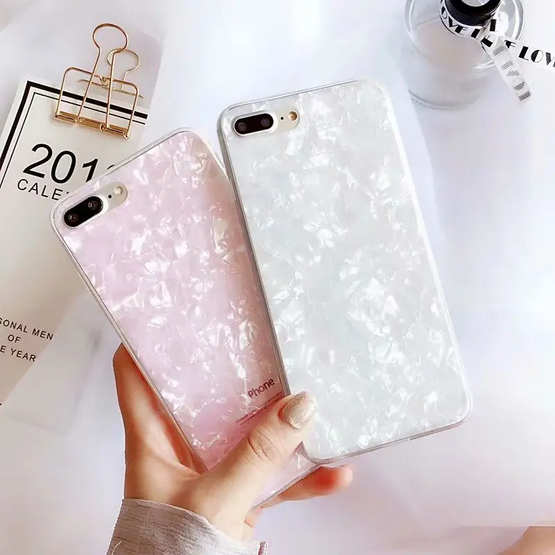 KIYLCZXYCM для iPhone X 8 Plus мечта Shell узор Чехлы 7 плюс 6 S мягкие TPU силиконовые телефон