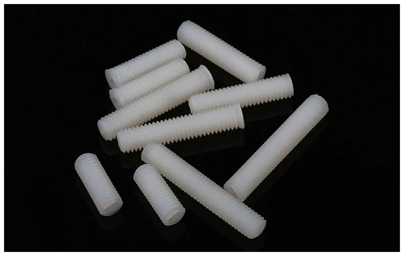 

10 шт., M5 x 12 мм, новинка, L 12, пластиковые нейлоновые винты Jimi, Набор насадок без головок с наконечником Grub, распорка *