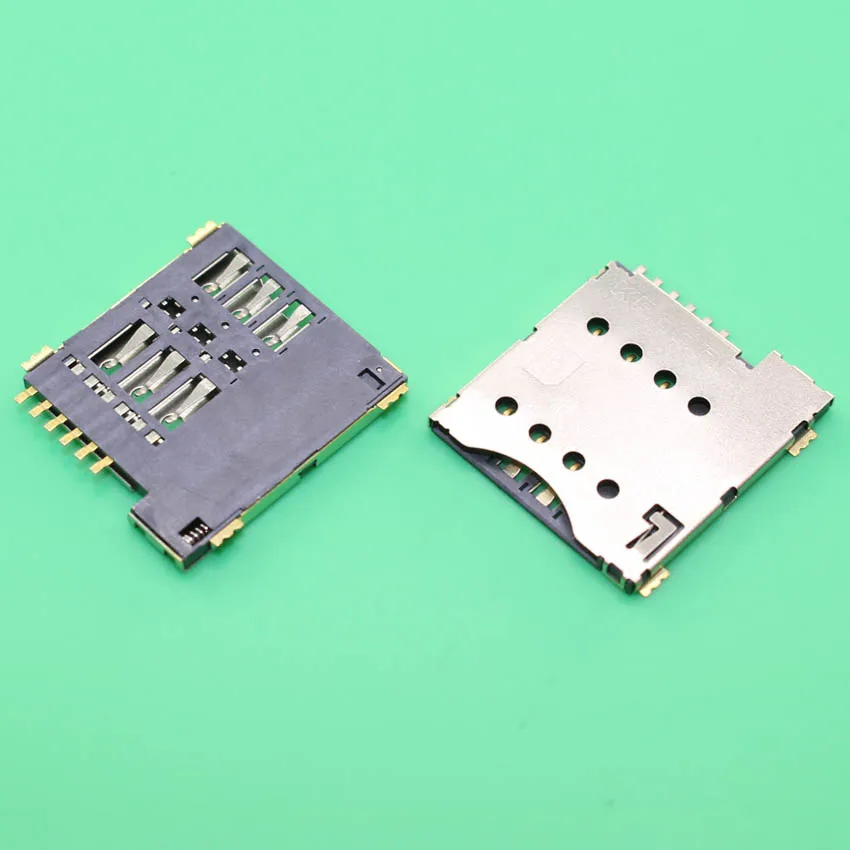 Юйси 10 шт./лот самонажимающийся слот для sim карты Micro SIM держатель карт