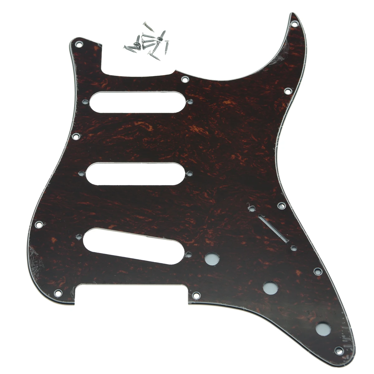 KAISH 11 Hole Strat ST SSS однокатушные звукосниматели для гитары Накладка для царапин с винтами для американского Fender 62 Stratocaster
